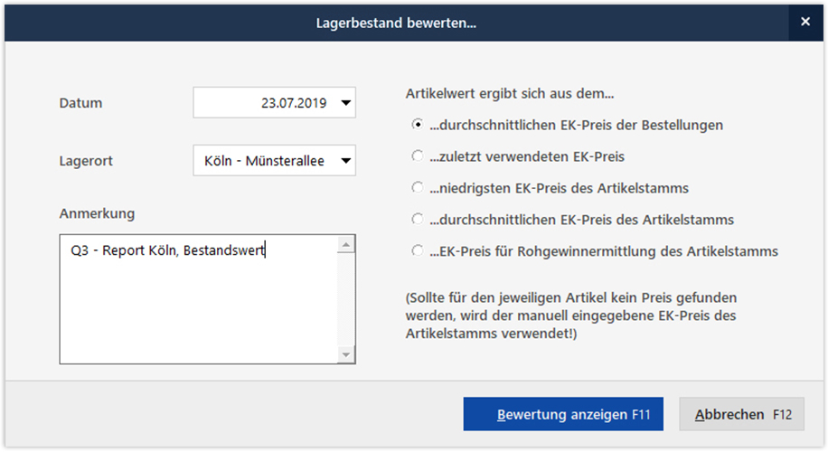 orgaMAX Inventurlisten und Bewertungen